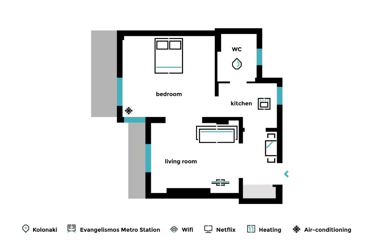 Superb 1Bd Apartment In The Heart Of Kolonaki By Upstreet Athene Buitenkant foto